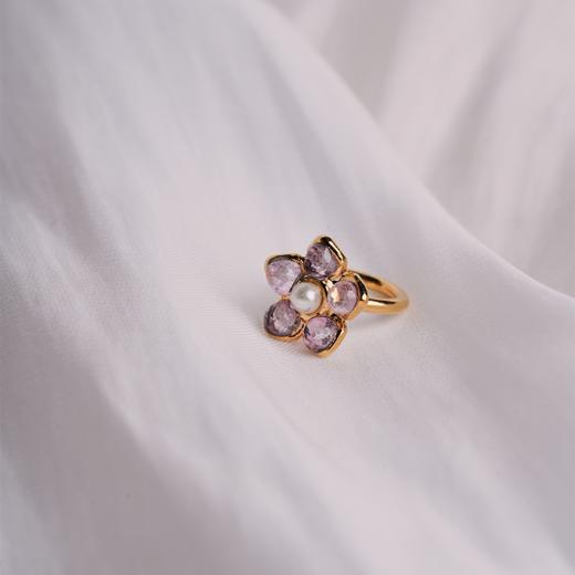 北京仓｜Gripoix Paris-Flower-花朵 琉璃 耳廓夹［法国设计师］ 商品图0