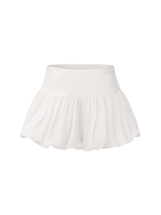【晨露泡芙】压褶设计蓬松花苞短裤 商品图0
