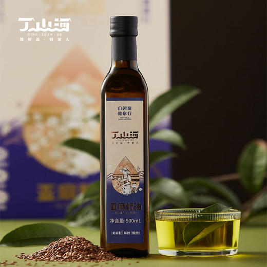 特级-亚麻籽油500毫升*2礼盒装 商品图0