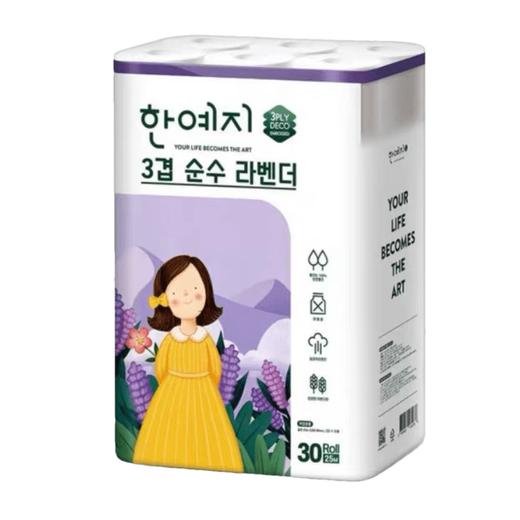 薰衣草香卷纸30P 프리미엄라벤더두루마리휴지30P 商品图0
