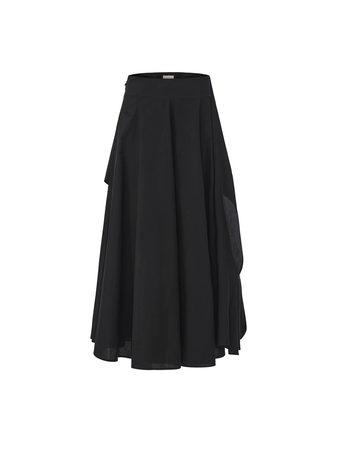 【夜风痕迹】围裹式绑带设计大摆A字中长款半裙