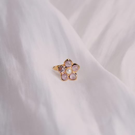 北京仓｜Gripoix Paris-Flower-花朵 琉璃 耳廓夹［法国设计师］ 商品图1