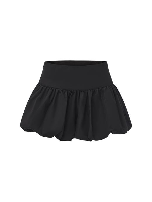 【黑巧绵云】压褶设计蓬松花苞短裤 商品图0