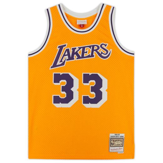 收藏系列 贾巴尔 湖人队33号黄色 亲笔签名球衣（仅支持小程序下单 约45天到货） 商品图4