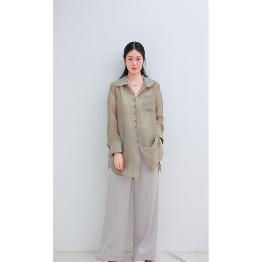 【2026东衣作】新中式衬衣(25810259青梅煮酒) 商品图2