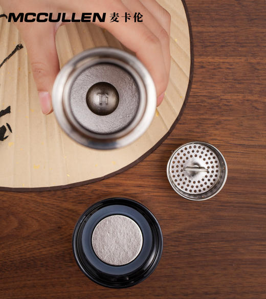 百福款麦卡伦纯钛保温杯钛杯水杯月光银330ml 商品图2