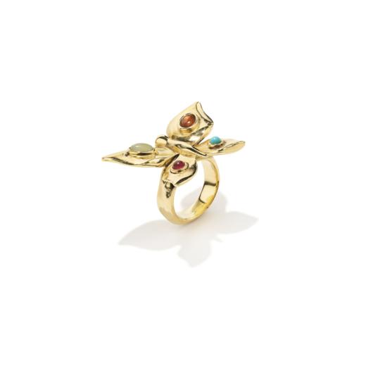 订购6个月到｜Goossens Paris-Theia-光之女神 蝴蝶 戒指［法国设计师］ 商品图0