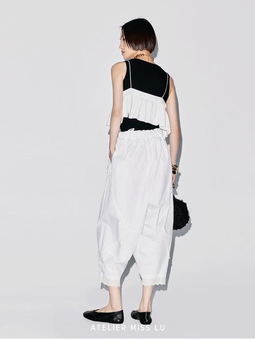 【夜幕拥抱】修身版型圆领弹力针织背心 商品图4