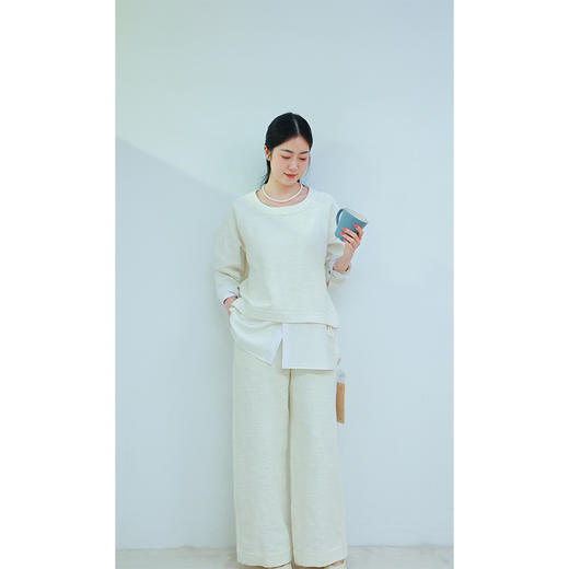 【2026东衣作】阔腿裤（25809454辛夷-设计师） 商品图3