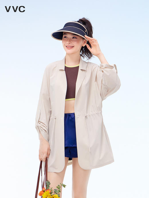 VVC抽褶收腰防晒西服 VGA5S720 商品图4