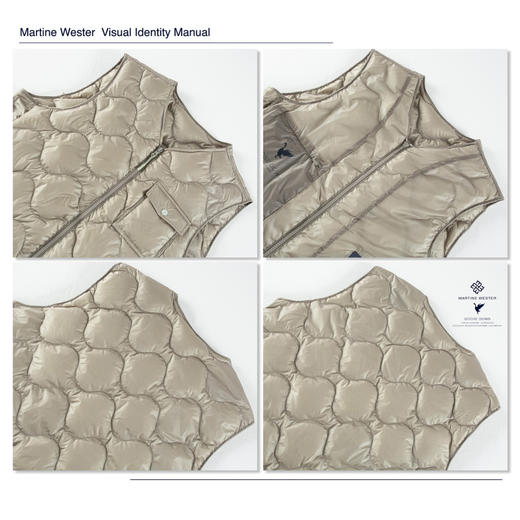 MartineWester男式无领葫芦型鹅绒背心马甲11085381 商品图4