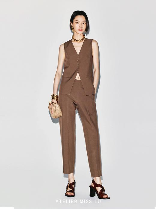 【力量游戏】百搭直身廓形马甲 商品图1