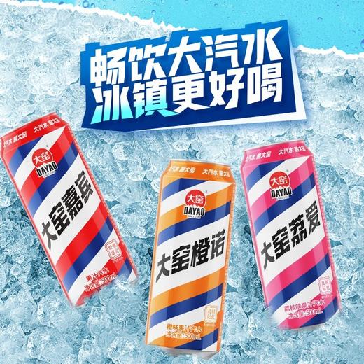 大窑橙诺0脂肪果味碳酸饮料整箱汽水500ml* 20罐 商品图4