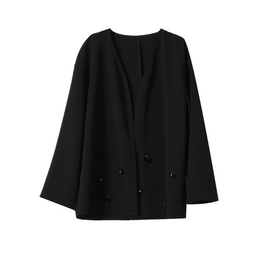 VIMAGE纬漫纪高级感时尚显瘦百搭钉珠立体外套2026春季新款V2503209 商品图6