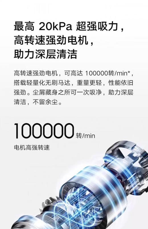 米家手持无线吸尘器2Slim轻量化设计家用车载大吸力除螨高效 2slim- 商品图3