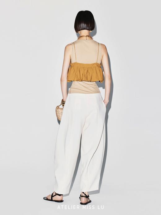 【夏日沙滩】立体下摆造型吊带上衣 商品图4