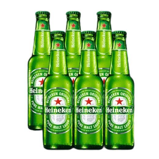 喜力经典啤酒330ml*6瓶整箱装 商品图3