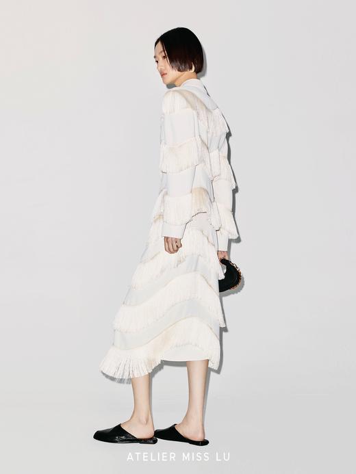 【流光潮汐】不规则流苏环绕摩登西装外套 商品图2