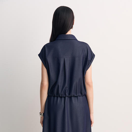 EITIE爱特爱气质通勤显瘦百搭直筒衬衫上衣2026春新款8509207 商品图4