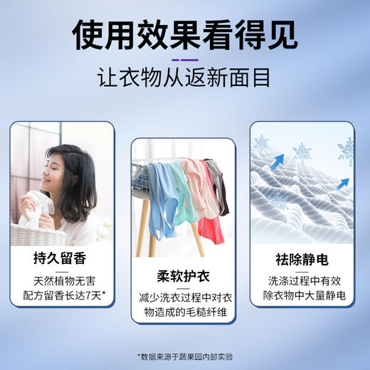 SukGarden蔬果园幸福香氛多效衣物柔顺剂（袋装）-1kg 商品图4