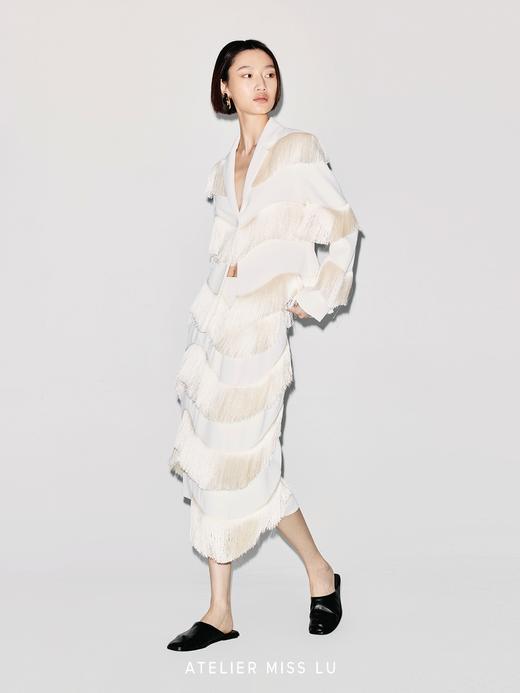 【流光潮汐】不规则流苏环绕摩登西装外套 商品图4