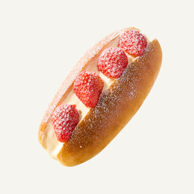 草莓乳酪软面包