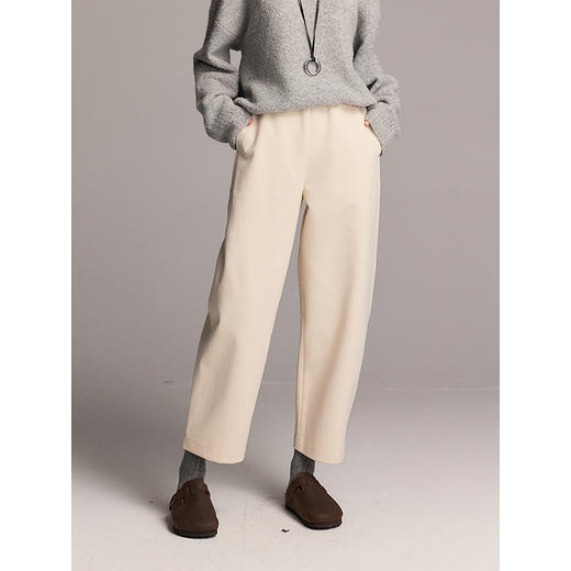 初棉九分裤 | 舒适百搭、九分设计修饰腿型、适合多种身材【HZ】 商品图2