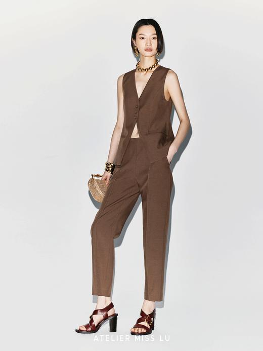 【力量游戏】百搭直身廓形马甲 商品图2