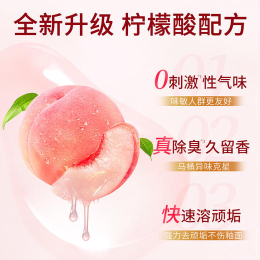 SuKGarden蔬果园元气白桃香氛洁厕剂-500g 商品图1