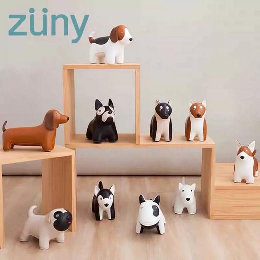Zuny 巴哥 书挡 皮质动物摆件 商品图2