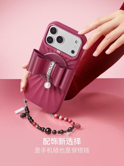 PYNANA翡娜娜高端珠饰手机链挂链挂绳斜跨可背适用苹果 商品图5