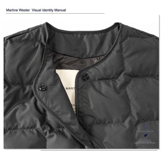 MartineWester女款侧拉链落肩无领鹅绒服11383890 商品图4