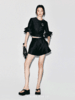 【巴黎故事】压褶设计光泽感A字短裤 商品缩略图1
