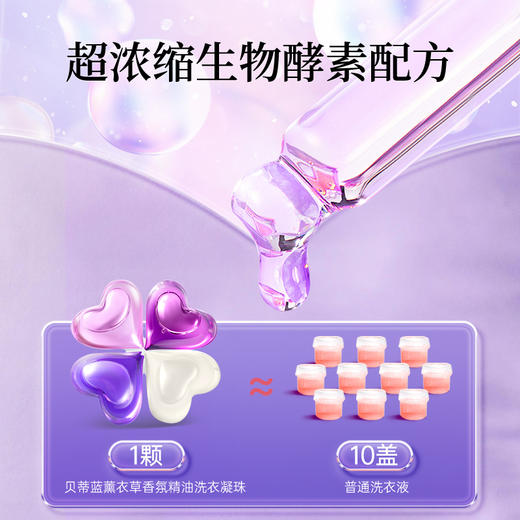 SukGarden蔬果园天然薰衣草精油香氛4D洗衣凝珠-10g×6颗 商品图5