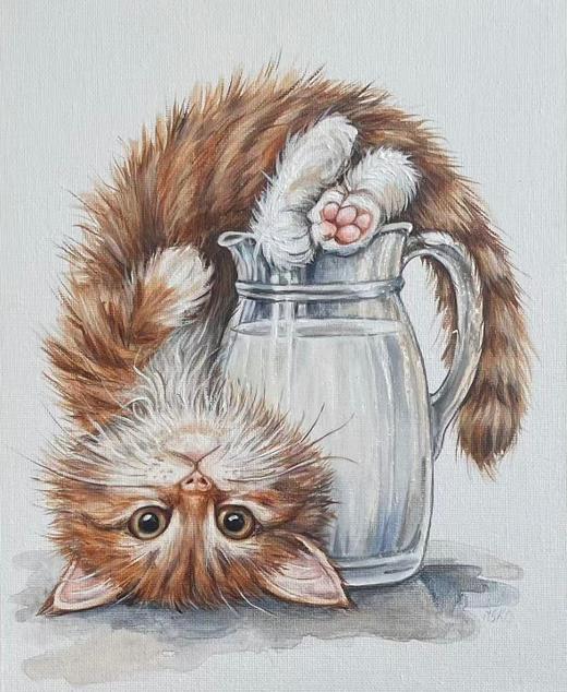 Edyta《倒挂猫》原作 商品图0