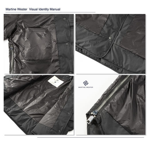 MartineWester女款侧拉链落肩无领鹅绒服11383890 商品图5