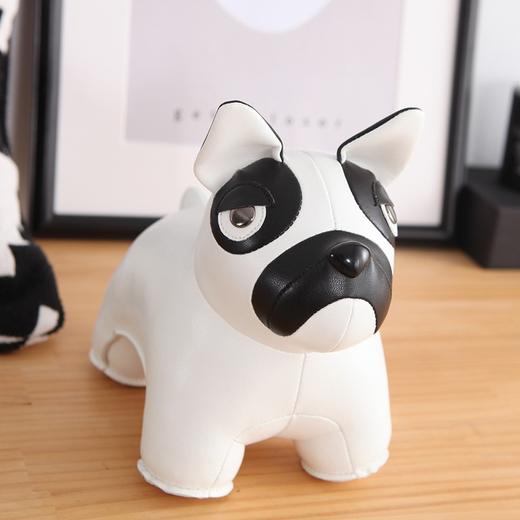 Zuny 巴哥 书挡 皮质动物摆件 商品图4