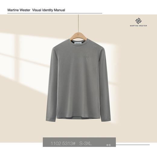 MartineWester男式加厚德绒圆领长袖打底衫11025313 商品图2