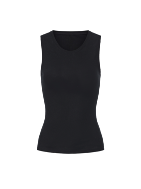 【夜幕拥抱】修身版型圆领弹力针织背心