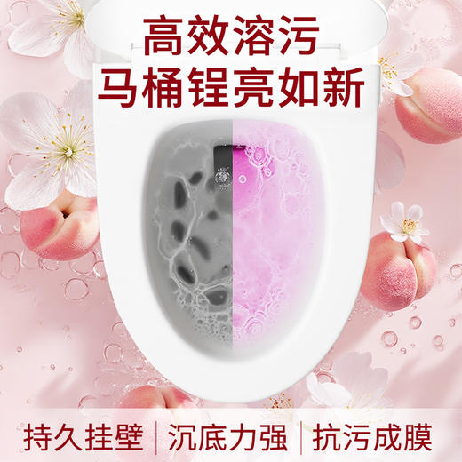 SuKGarden蔬果园元气白桃香氛洁厕剂-500g 商品图2