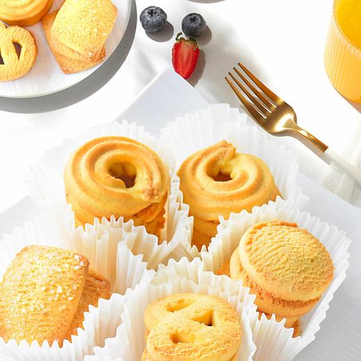 GPR黄油曲奇饼干340g-图案随机发货/057498 香味浓郁块块酥脆味蕾享受 商品图2