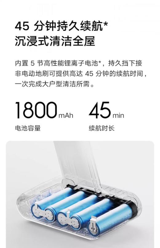 米家手持无线吸尘器2Slim轻量化设计家用车载大吸力除螨高效 2slim- 商品图2