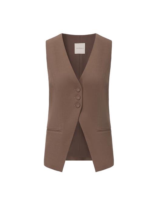 【力量游戏】百搭直身廓形马甲 商品图0