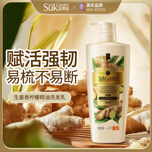 SukGarden生姜香柠檬精油洗发乳-800g 商品图1