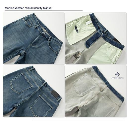 MartineWester男SLIM款直脚弹力磨毛牛仔裤11115592； 精选弹力抓绒牛仔面料 商品图4