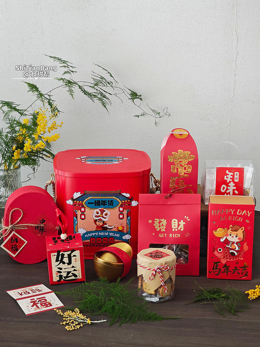 年货零食大礼桶（空桶） 商品图4