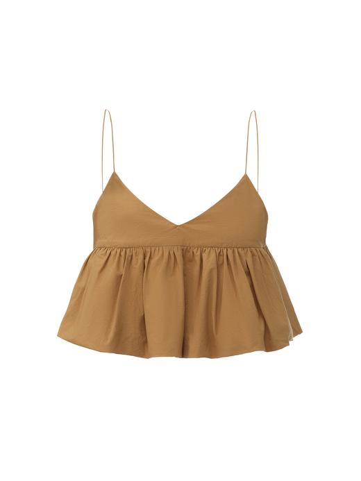 【夏日沙滩】立体下摆造型吊带上衣 商品图0