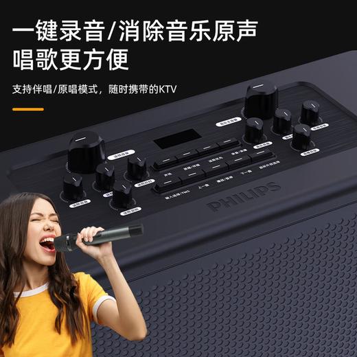 PHILIPS/飞利浦 SD100 舞台式战鼓大功率 户外演出专业级乐器K歌蓝牙音箱 直播音响 商品图3