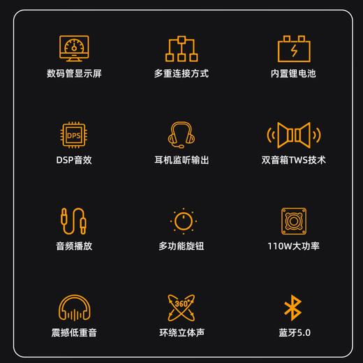 PHILIPS/飞利浦 SD100 舞台式战鼓大功率 户外演出专业级乐器K歌蓝牙音箱 直播音响 商品图9
