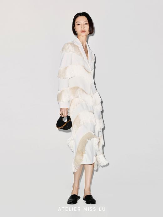 【流光潮汐】不规则流苏环绕摩登西装外套 商品图3